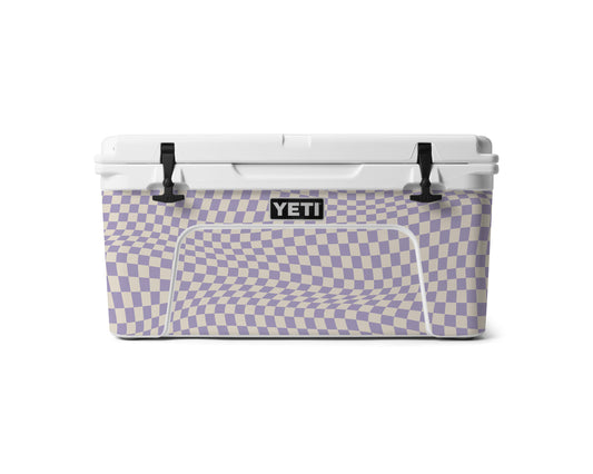 YETI Full Wrap Wavy Check Lilac