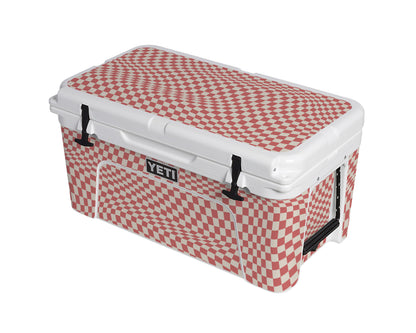 YETI Full Wrap Wavy Check Red