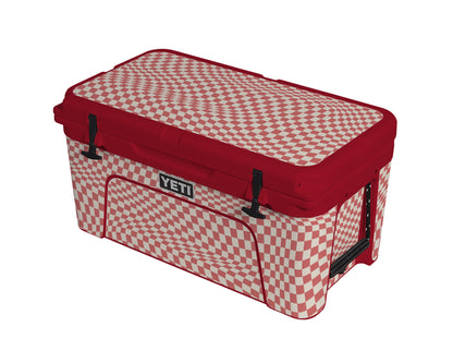 YETI Full Wrap Wavy Check Red