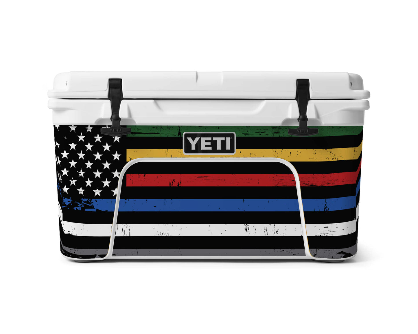 YETI 45 Full Wrap American Flag Support Our Heroes