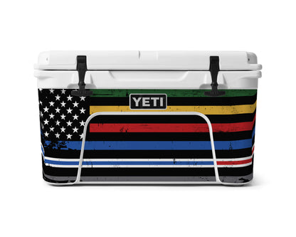 YETI 45 Full Wrap American Flag Support Our Heroes