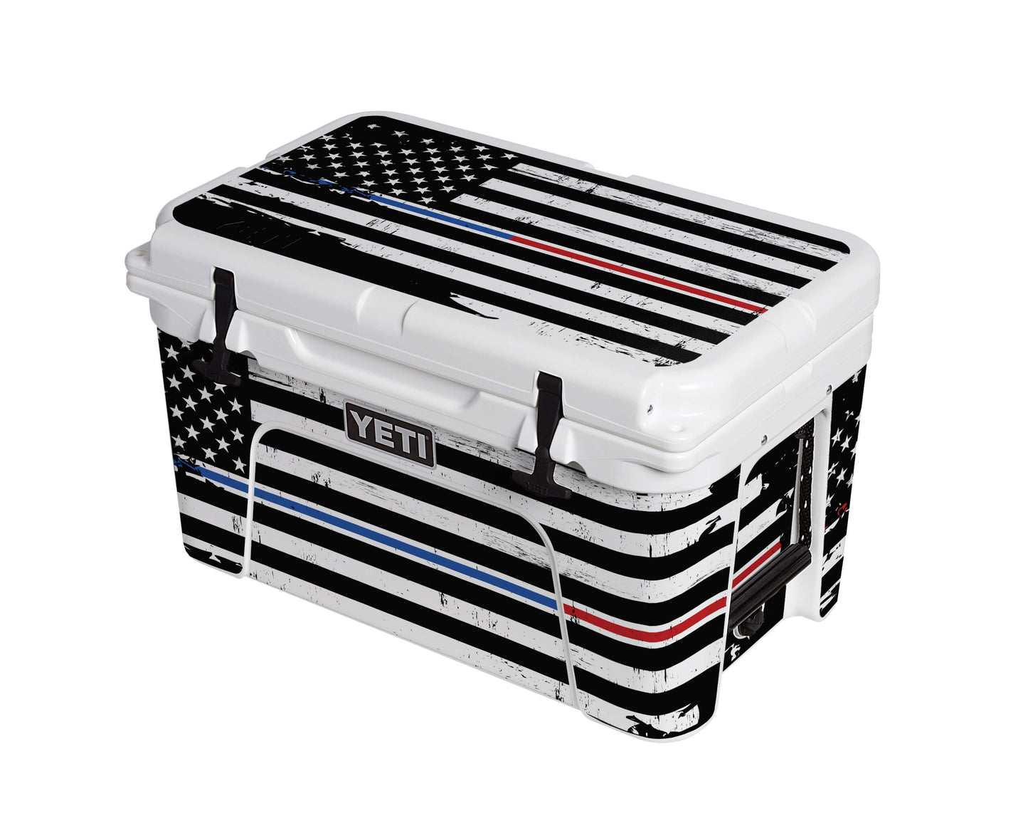 YETI 45 Full Wrap American Flag Support Our Heroes