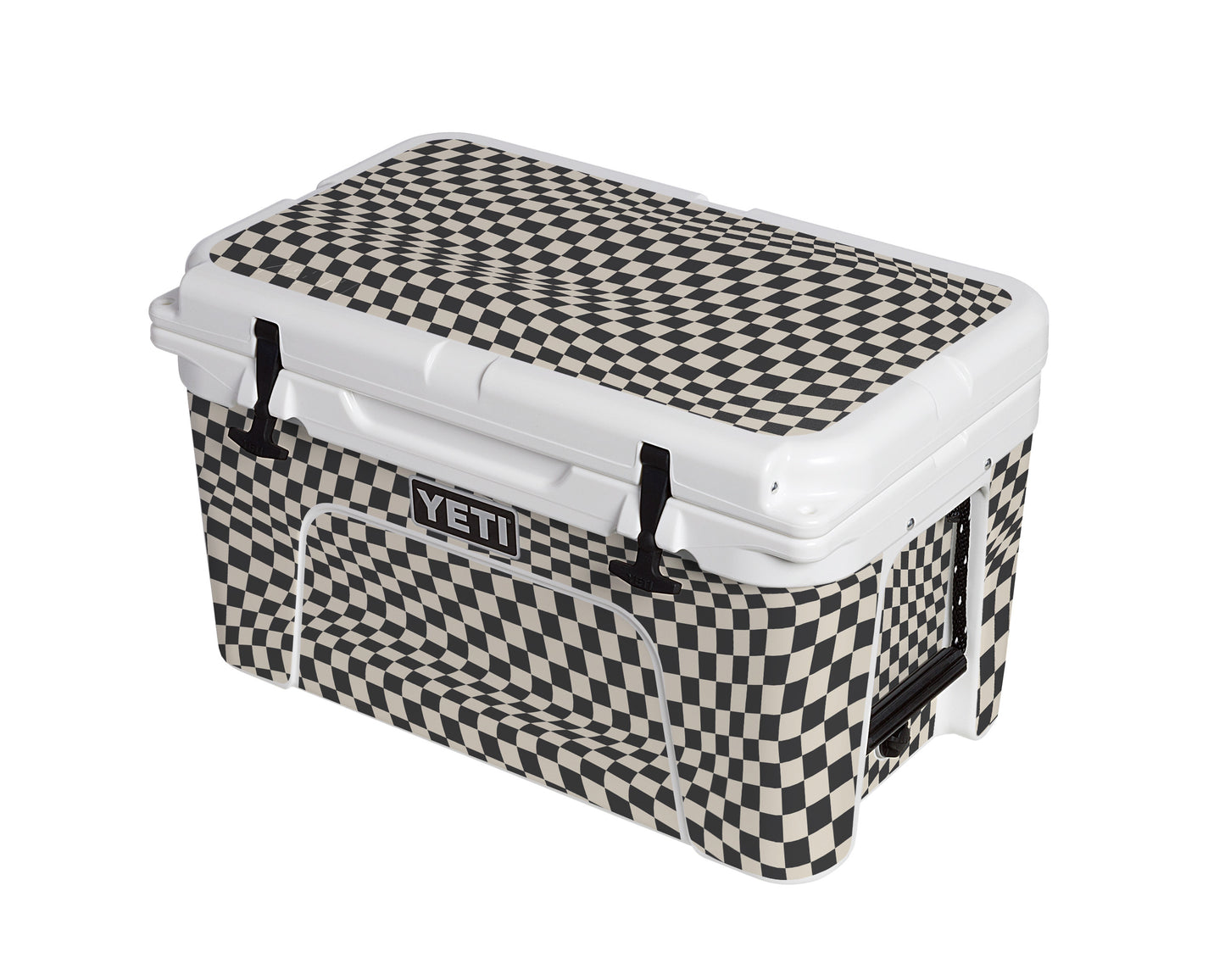 YETI Full Wrap Wavy Check Black