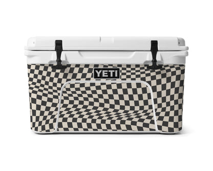 YETI Full Wrap Wavy Check Black