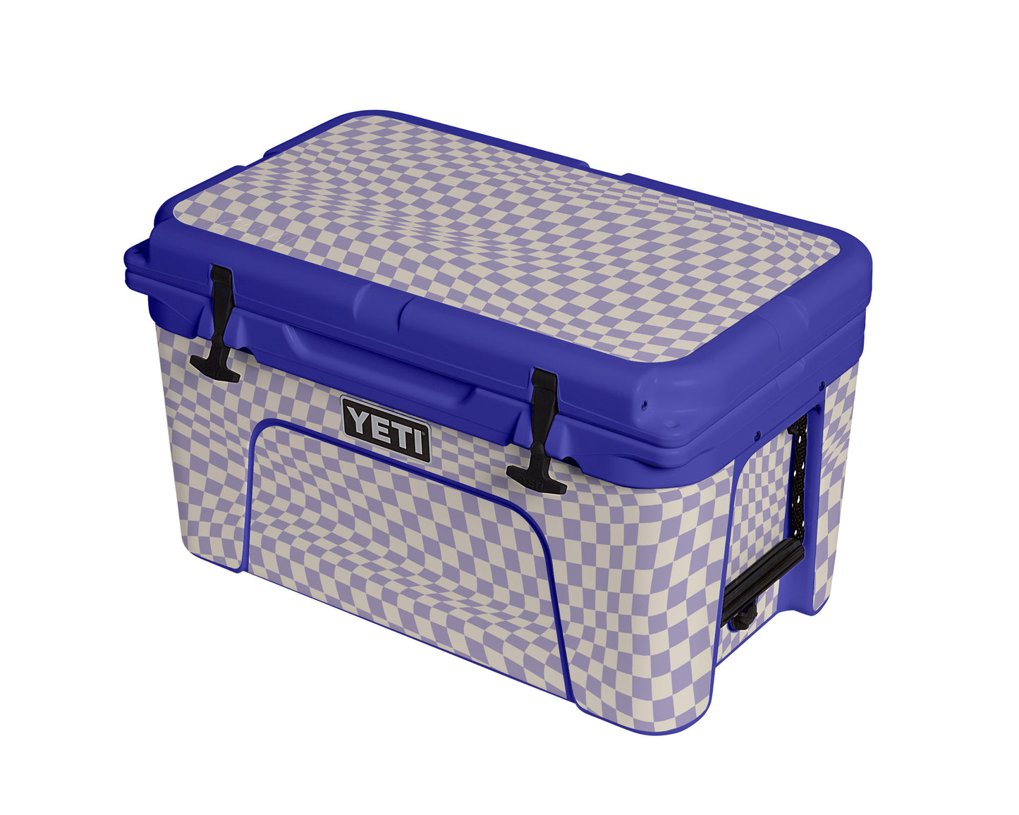 YETI Full Wrap Wavy Check Lilac