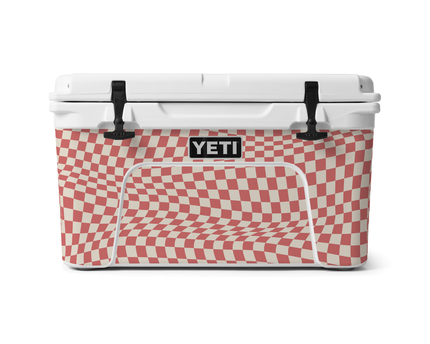 YETI Full Wrap Wavy Check Red
