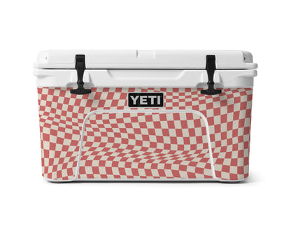 YETI Full Wrap Wavy Check Red