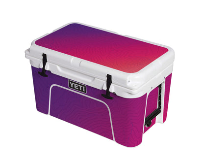 YETI 45 Full Wrap Topo Bridgers Fuchsia Fusion